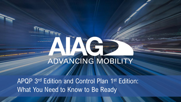 (APQP) Advanced Product Quality Planning & Control Plan | AIAG